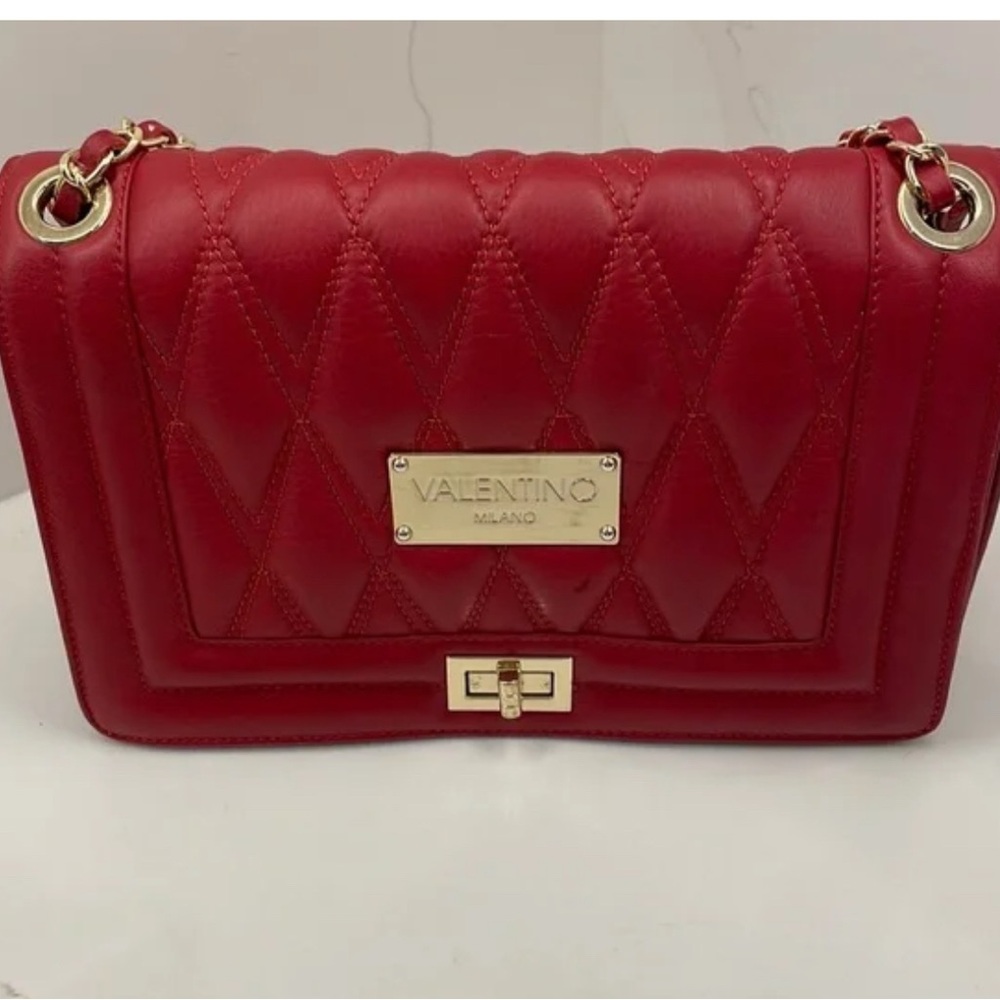 Leather shoulder bag